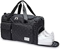 Vista 280 de Pequeña bolsa de gimnasio para mujer, bolsa de viaje con compartimento para zapatos