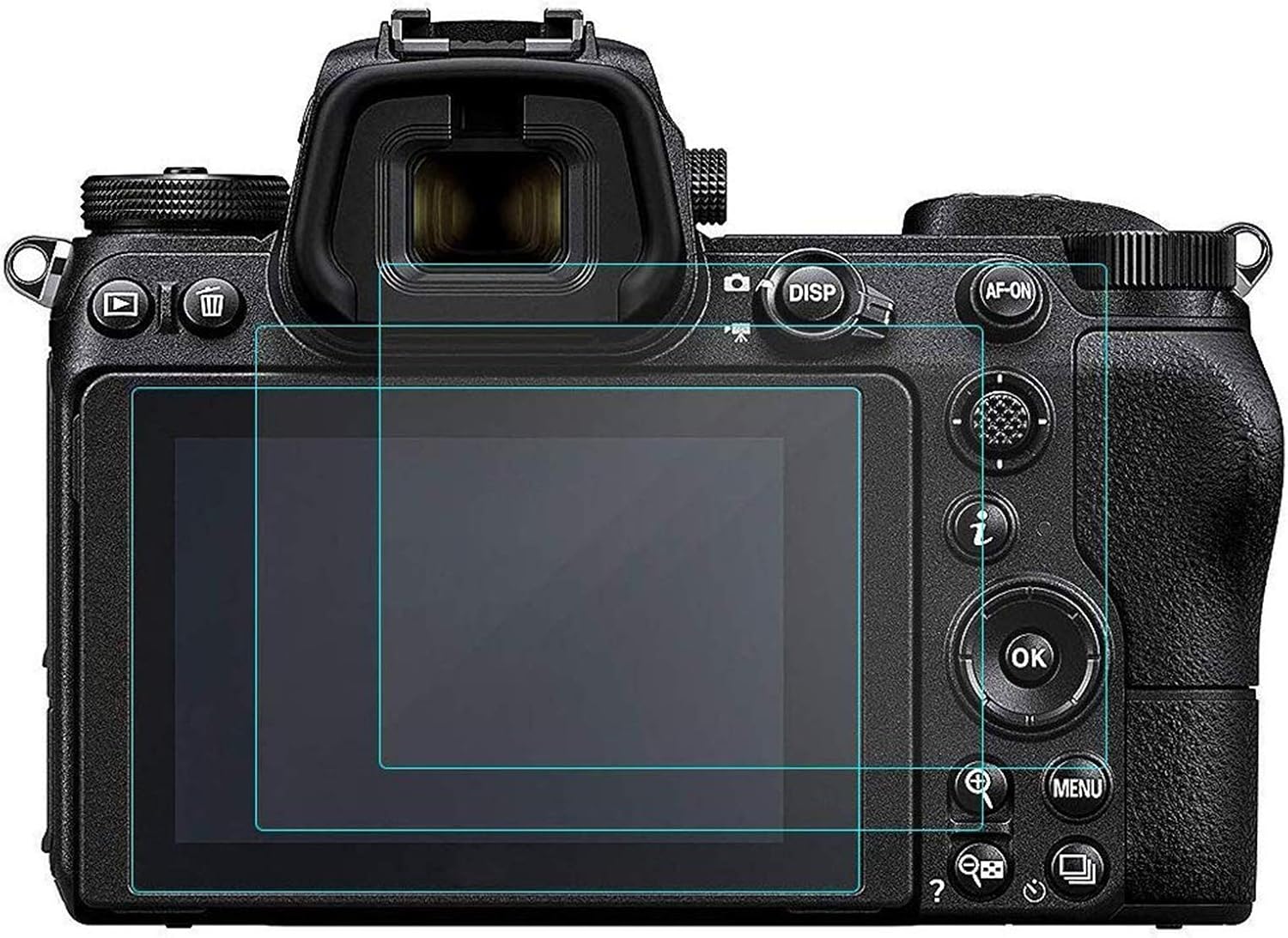 KIMILAR Compatible with Nikon Z6 Z7 Screen Protector, 3 Pack Tempered Glass Screen Protector Protective Film Cover with HD Optical Glass Compatible with Nikon Z6 Z7 Camera(Anti-scratch/Crystal Clear)