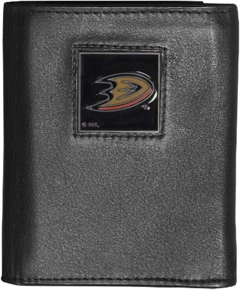 Siskiyou Sports NHL Executive Genuine Leather Tri-Fold Wallet