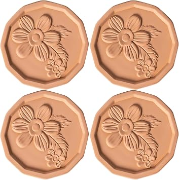Brown Sugar Keeper Saver, Terracotta Brown Sugar Softener to Maintain Food Moisture or Dry in Container, Reusable Terra Cotta Discs for Sugar, Spicy, Pasta, Cookies, Nut, Baked Goods