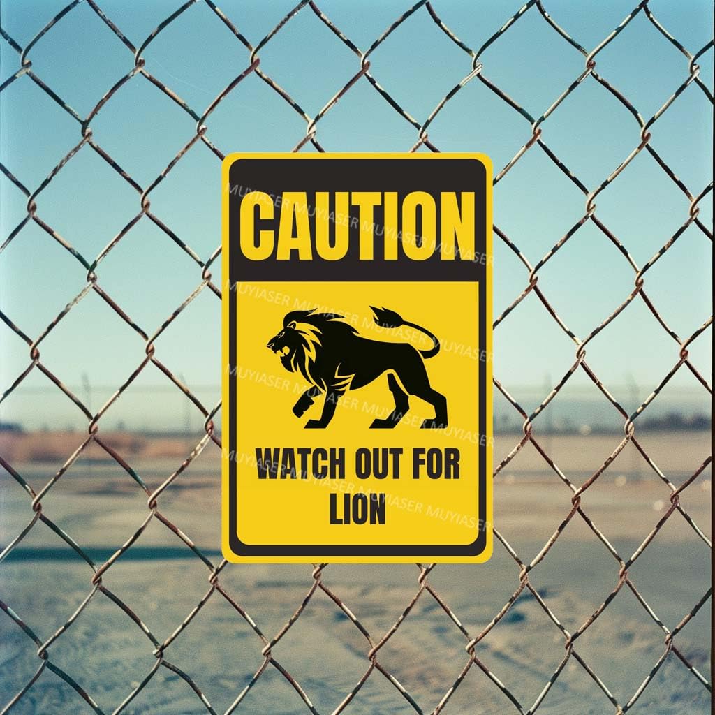 Panneau D'avertissement « Caution Watch Out For Horse » « You Have Been Warned » En Aluminium - Panneau D'avertissement Pour Porte De Zoo, Clôture, Porte, Cour, Décoration Murale - 20,3 X