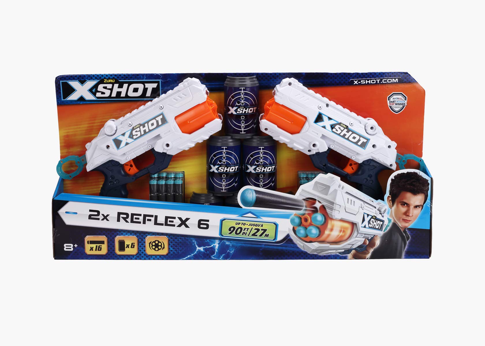 36225 Reflex Combo Dart Gun (6 Pack) AGE +8