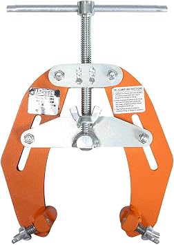 JACKSON TOOL 302 Tri-Clamp - 2-6 Diameter Pipe Alignment Tool with Durable Steel Frame & Lightweight Design, Medium