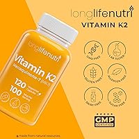 Vista 6 de Vitaminas K2 MK-7, 120, Anaranjado, 1