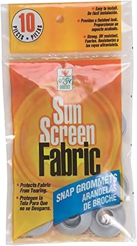 Easy Gardener 70035, ojales a presión, accesorio de protección solar, 10 piezas
