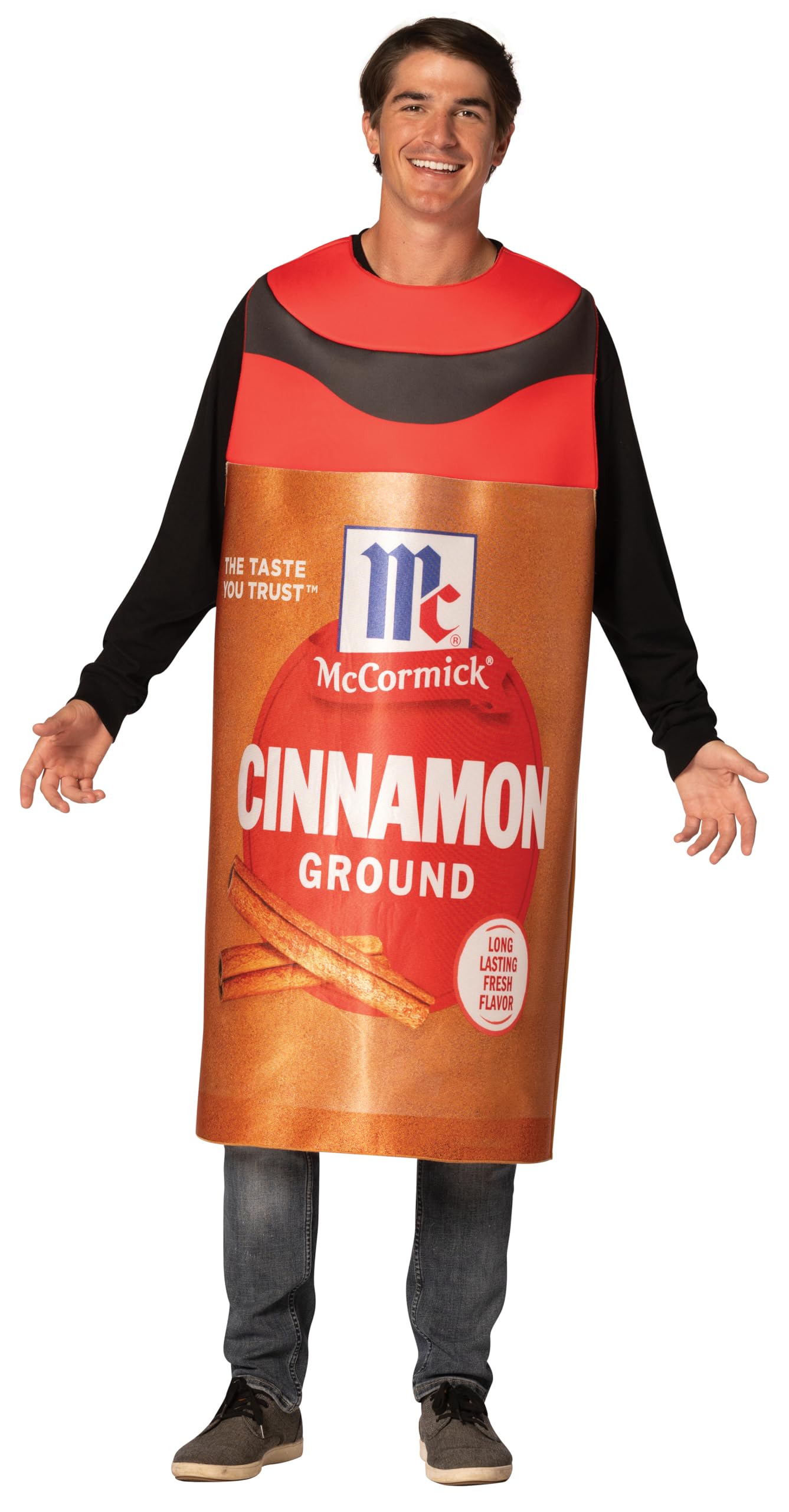 Rasta Imposta McCormick - Costume per Halloween, con cannella e spezie, per donne e uomini, taglia unica per adulti