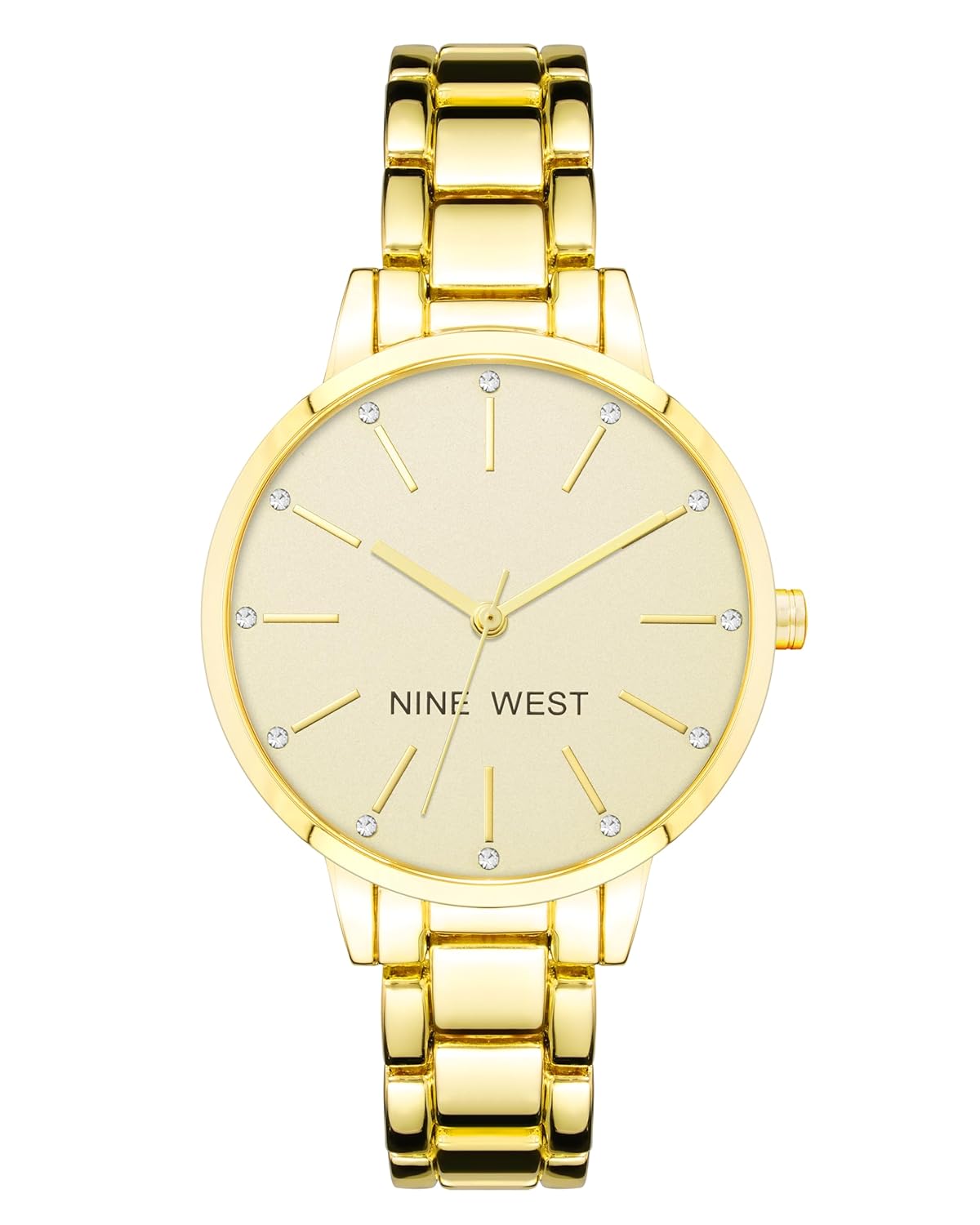 Nine West Women's Bracelet Watch with Crystal Accents - Image 5