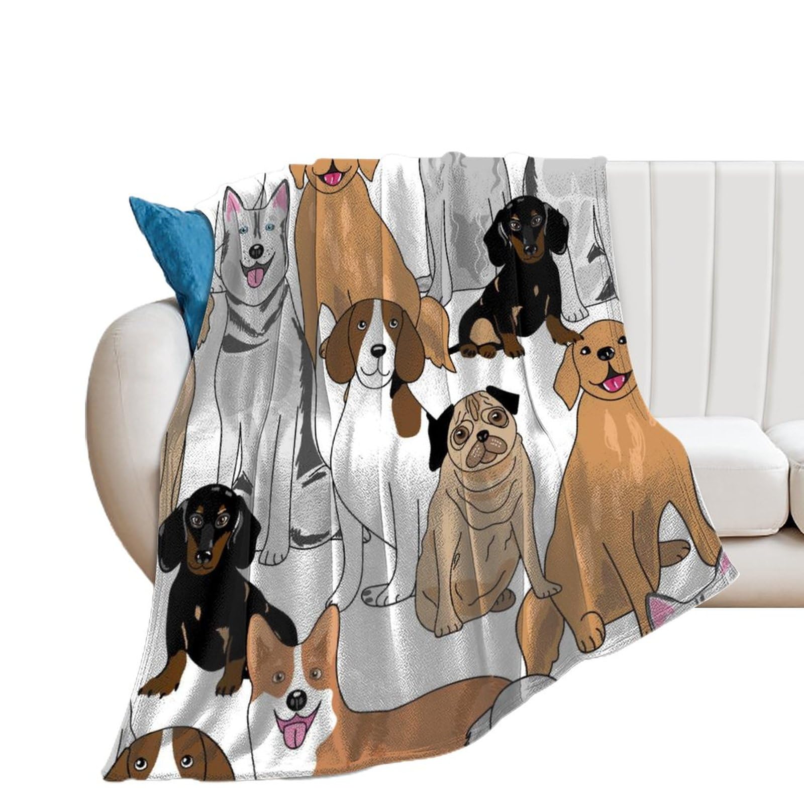 Couverture polaire haut de gamme flanelle douce 150x200cm grand plaid lit