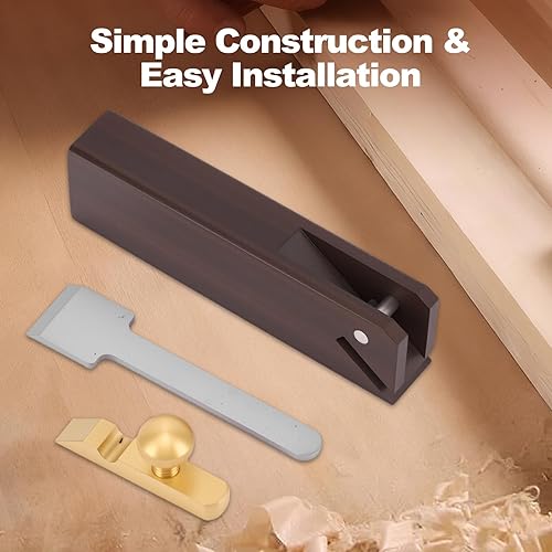 Miniatura 6 de Mini Wood Planer, 3 inch Wood Hand Planer Ebony Woodworking Plane for Planing Smoothing Flat Bottom Trimming Perfect for Carpenter DIY Cutting Tool