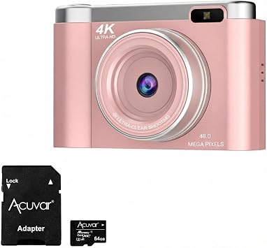 4K YouTube 48MP Vlog 64GB SD 2.8 8