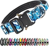 Vista 47 de TSPRO Collares Premium para Perros Collar Táctico para Perro con Parche y Hebilla de Metal de Liberación Rápida de Servicio Pesado Duradero Grueso
