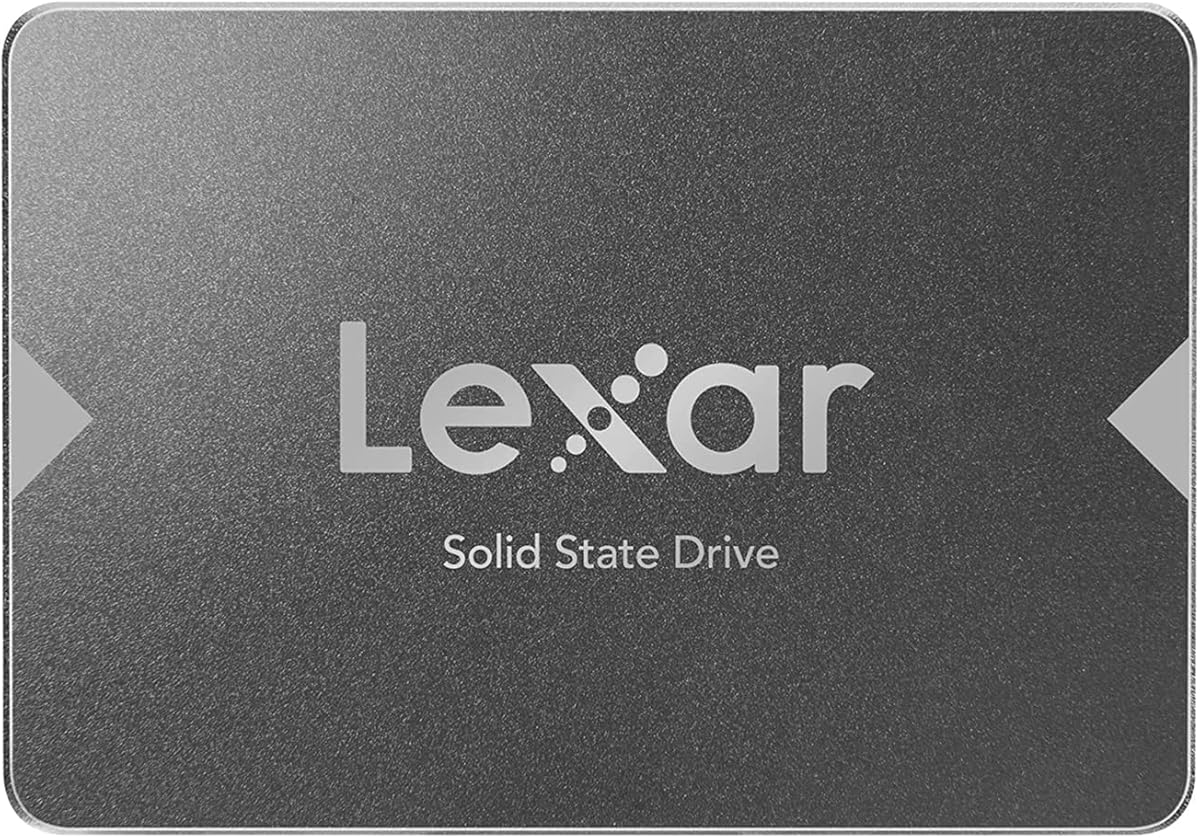 Lexar 512GB NS100 SSD 2.5 Inch SATA III Internal Solid State Drive, Up to 550MB/s Read, Gray (LNS100-512RBNA) : Electronics