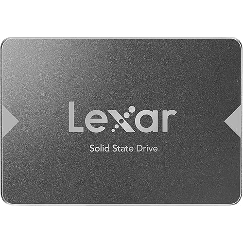 Lexar 512GB NS100 SSD 2.5 Inch SATA III Internal Solid State Drive, Up to 550MB/s Read, Gray (LNS100-512RBNA)