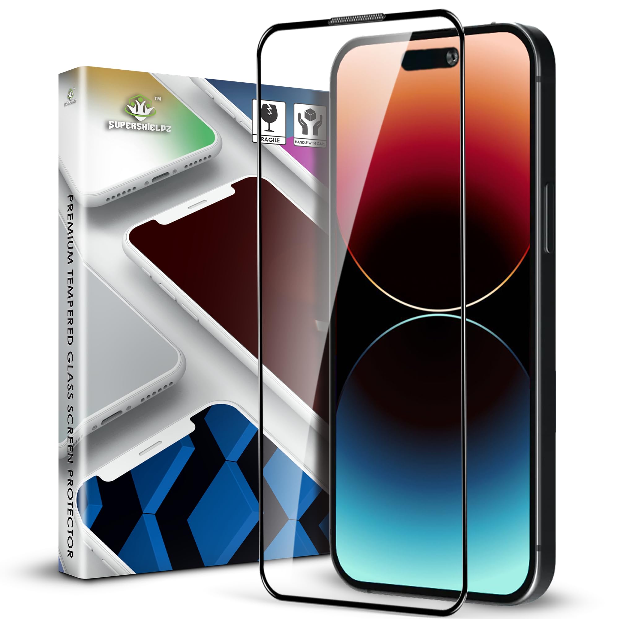 Supershieldz NeoGuard HD+ Tempered Glass Screen Protector Guard for iPhone 14 Pro Max, 9H Hardness, Anti-Static, Case-Friendly, Easy Installation Kit – 1 Pack-image-23