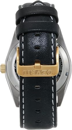 Gevril Men's West Village Automatic Watch, Genuine Italian Leather Strap