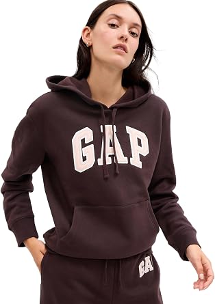 GAP Womens Logo Hoodie Hooded Pull-on Sweatshirt