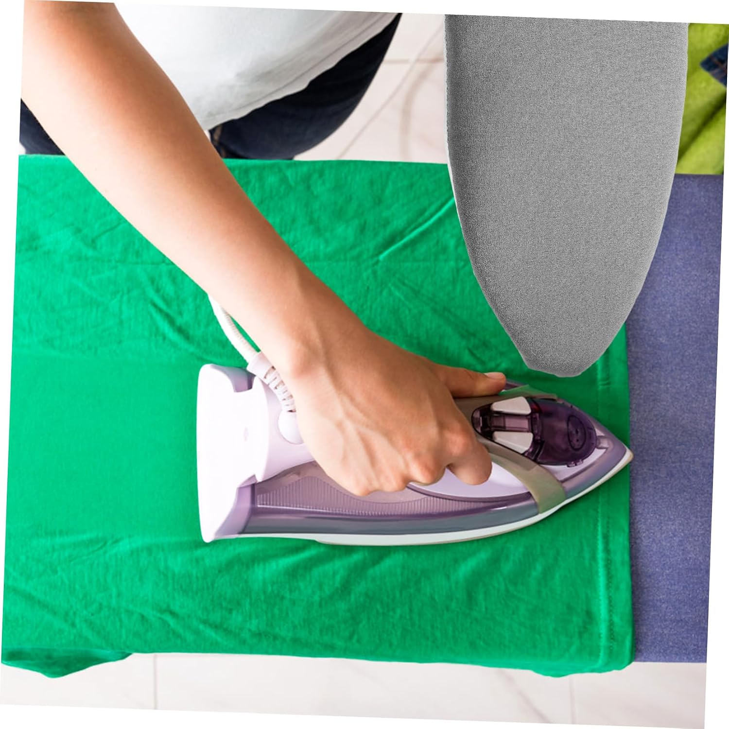 Pointed Garment Steamer Glove for Ironing, Lightweight Sponge Mitt