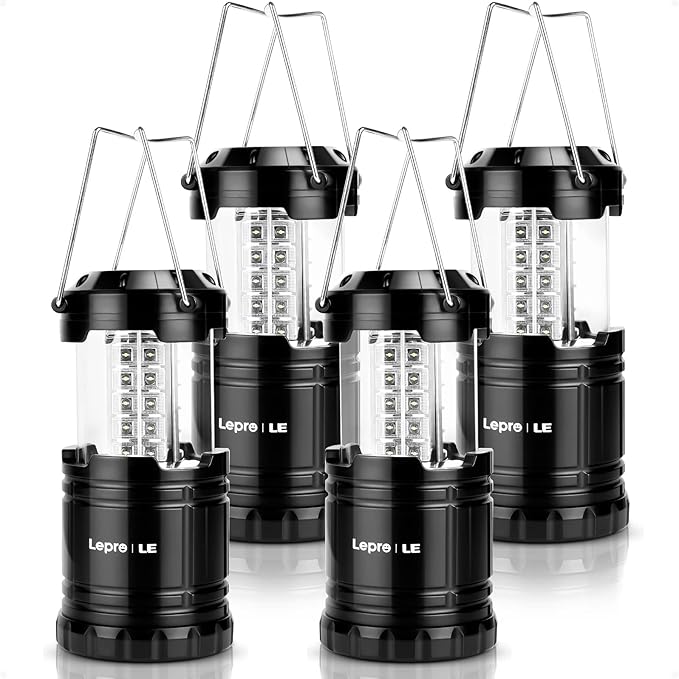 Lepro Camping Lights, Collapsible Camping Lantern Battery Powered