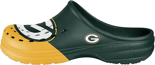 Miniatura 228 de FOCO - Sandalias de agua de jardín con logotipo de equipo de la NFL, para hombre Camuflaje tonal,logotipo grande de bloque