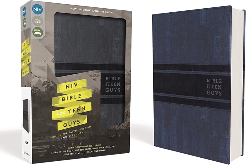 NIV, Bible for Teen Guys, Leathersoft, Blue: Building Faith, Wisdom and Strength