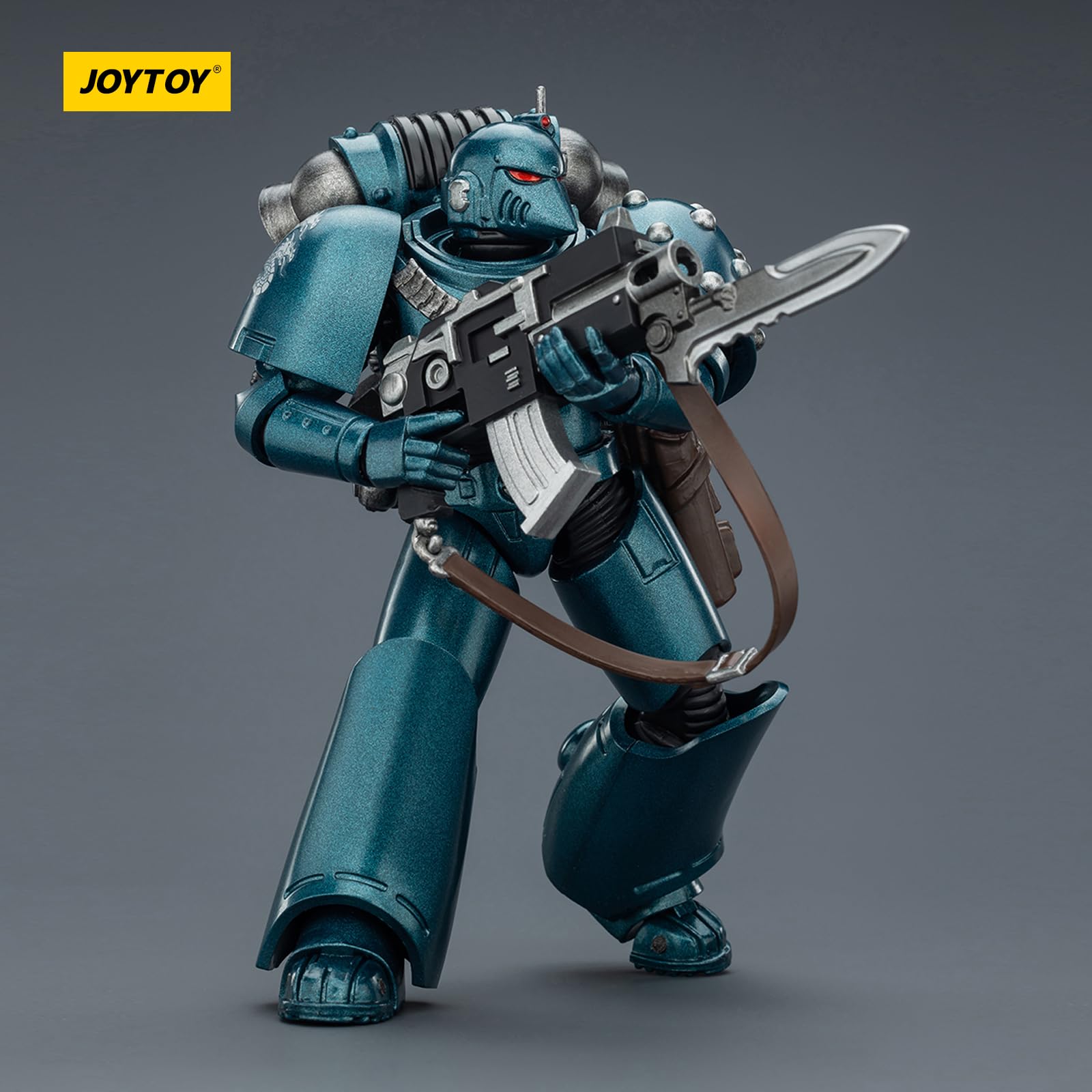JOYTOY Warhammer 40k Horus Heresy, Alpha Legion MKVI Tactical Legionary 1/18 Figurine d'action à collectionner et à afficher