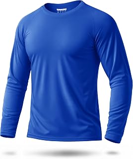Boladeci Men's UPF 50+ Sun Protection UV SPF Shirts Long Sleeve Lightweight Quick Dry Swim T-Shirts Rash Guard