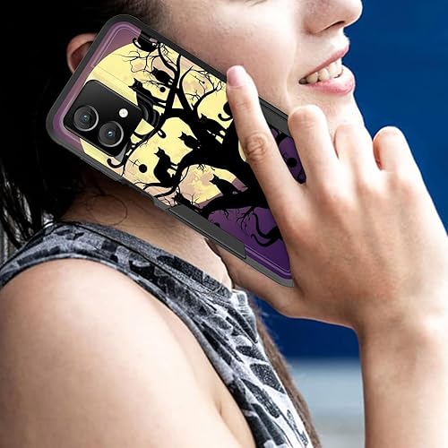 Miniatura 7 de Funda protectora para Moto G Stylus 5G 2023, de doble capa, híbrida, resistente, a prueba de golpes, de policarbonato duro, de silicona suave, TPU,