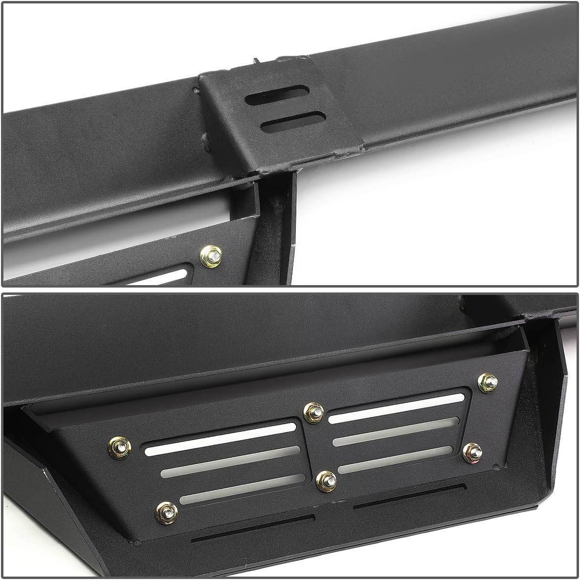 Auto Dynasty 3 Inches Drop Down Style Side Step Nerf Bar Running Board Compatible with Colorado Canyon Extended Cab 15-20, Aluminum, Black Powdercoated