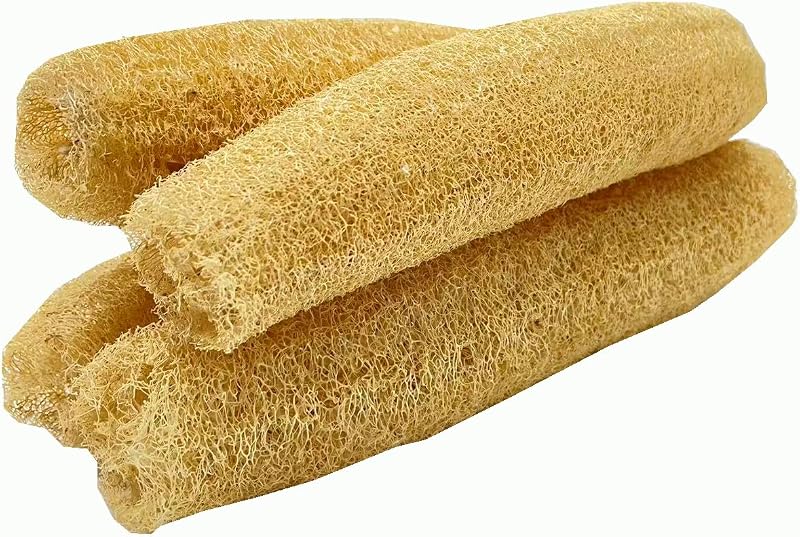 Bucha vegetal natural Generic para banho, pacote com 4 unidades
