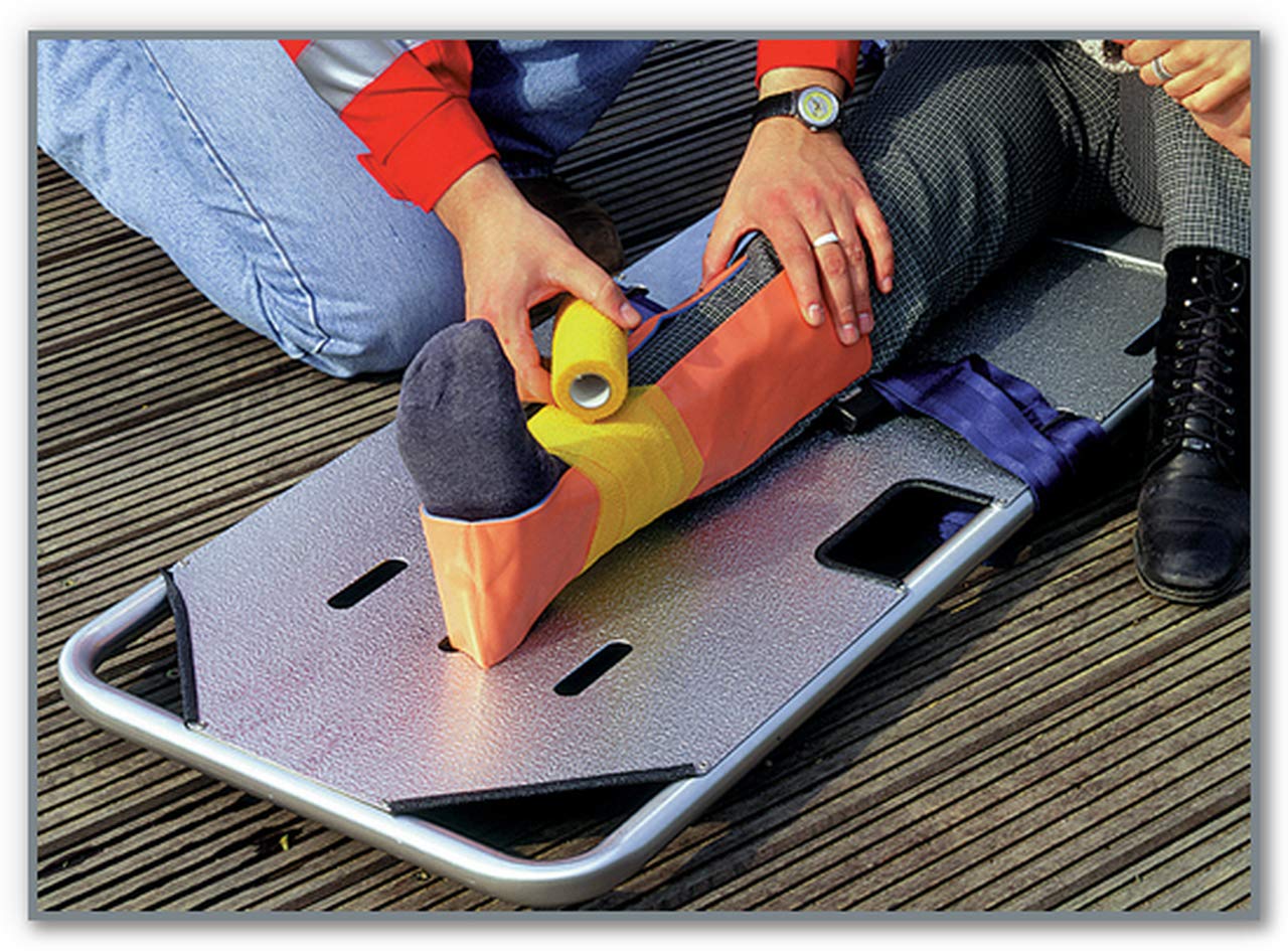 ASA TECHMED Emergency Splint 36" Universal Aluminum Rolled Splint, Assorted Colors - Ideal for Sports, Home, First Aid, Pets (Orange) image 5 of 8 B08MN4PTBW