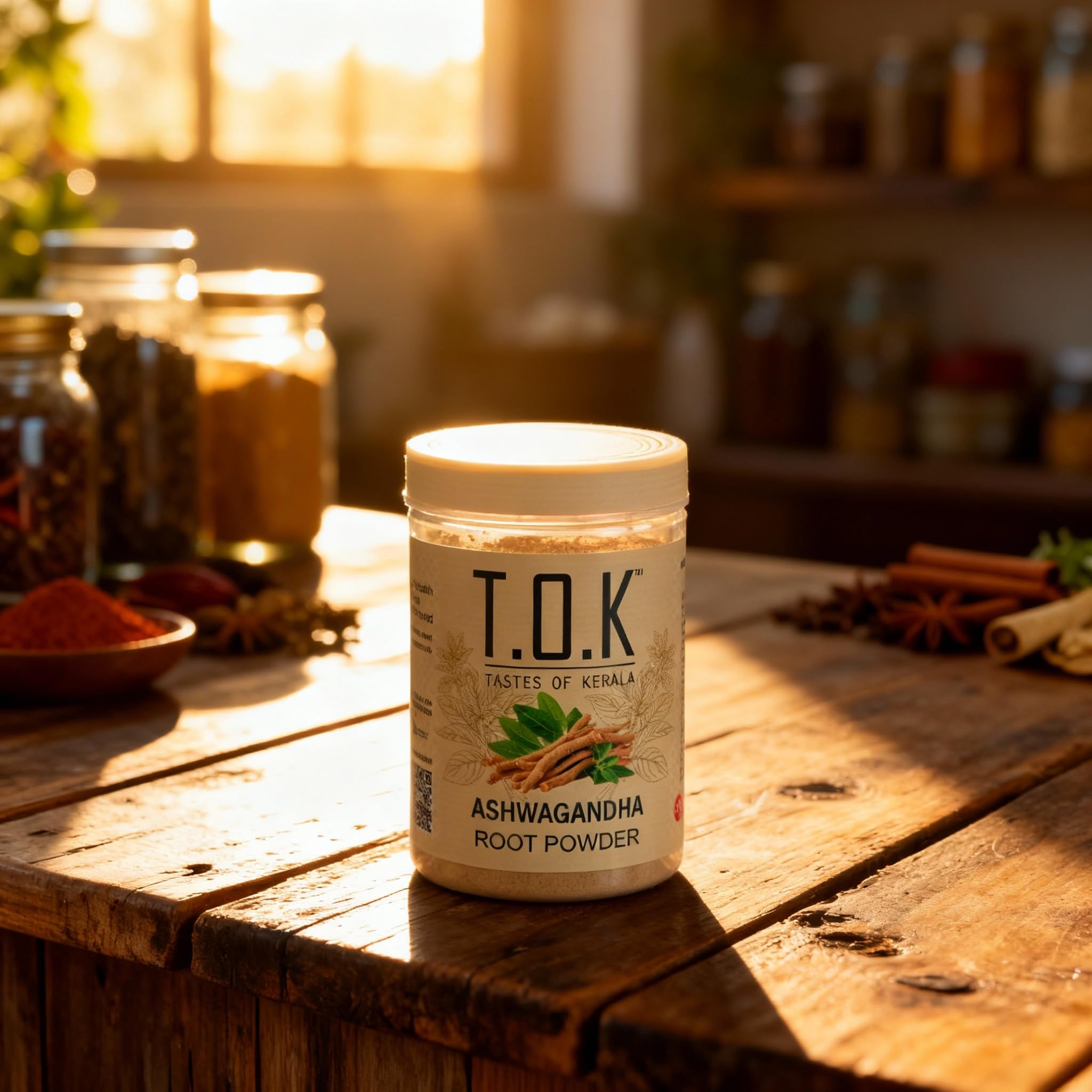 T.O.K Tastes of Kerala Ashwagandha Root Powder 150g | 100% Natural & Vegan Herbal Supplement | Fine Micro-Ground Root | Traditional Ayurvedic Ingredient for Energy & Wellness | Additive-Free — Amazon image 6