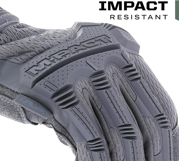 Mechanix Wear - M-Pact Wolf Grey Gloves (Large, Grey) - 4