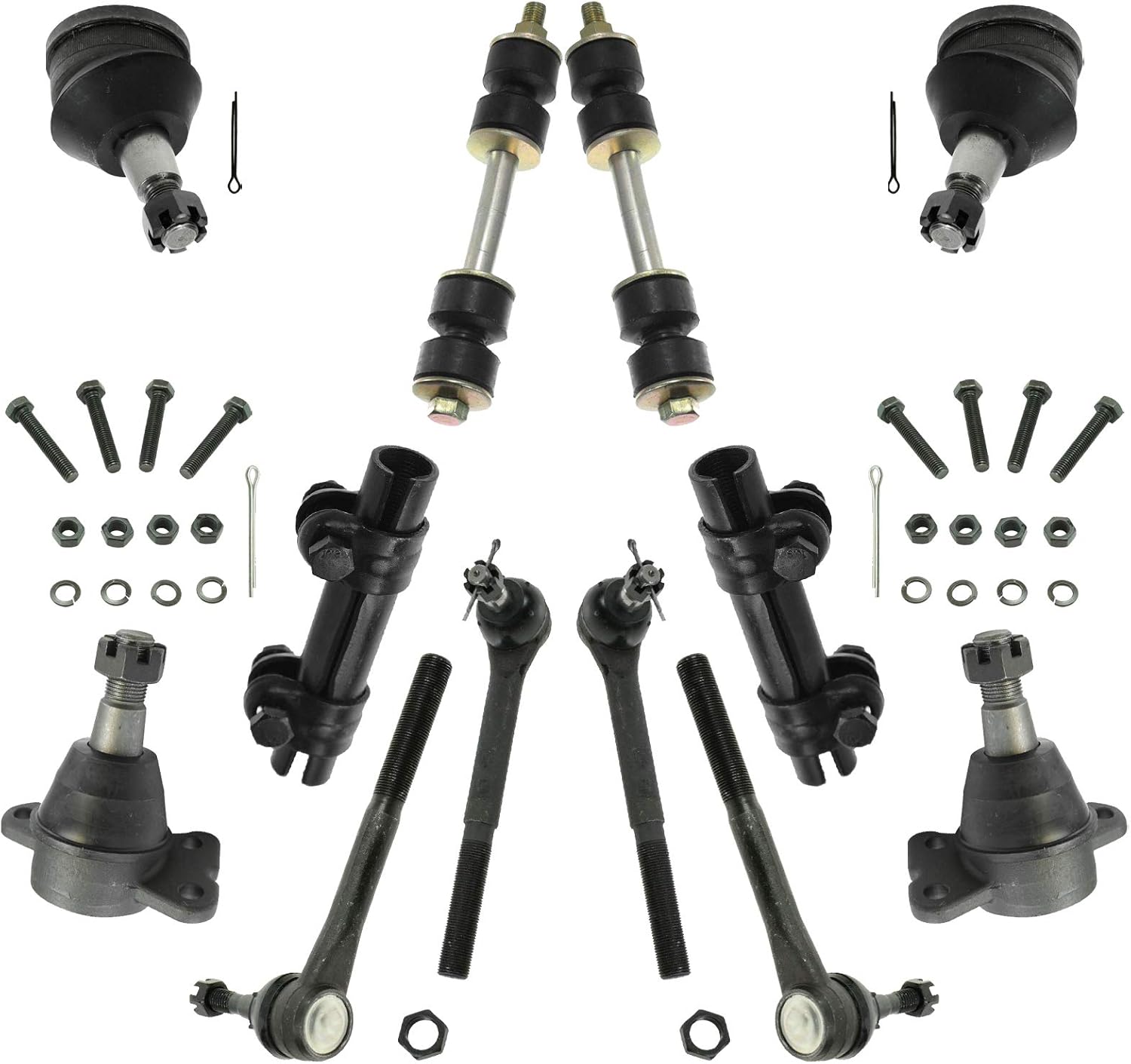 TRQ Front Steering & Suspension Kit for Chevy/GMC