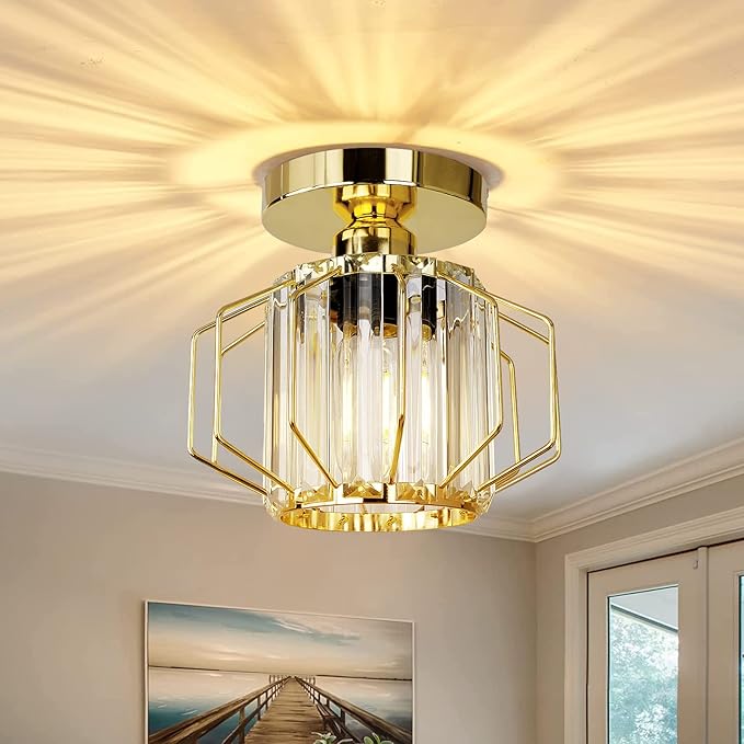 Frideko Ceiling Lights Living Room Gold Light Fittings Ceilings