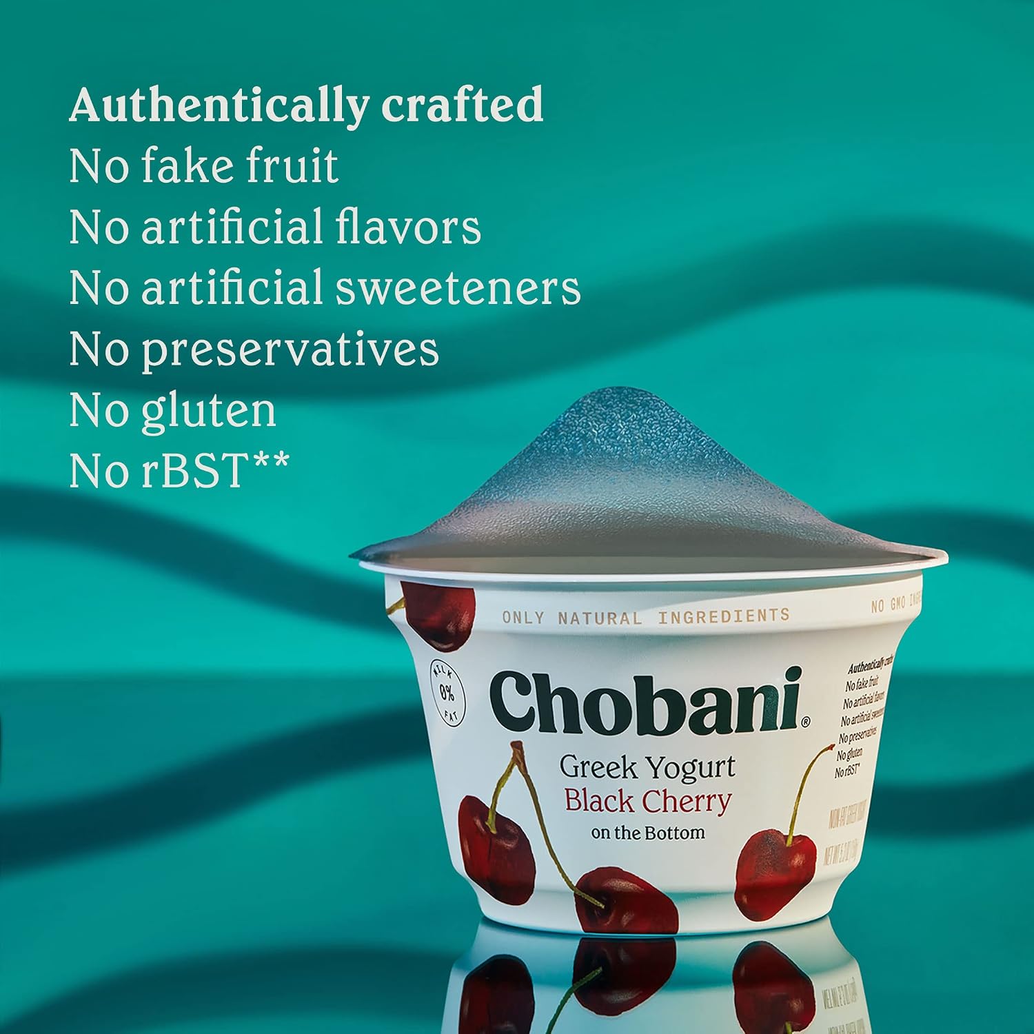 Chobani Greek Yogurt, 0%, Black Cherry, 5.3 oz