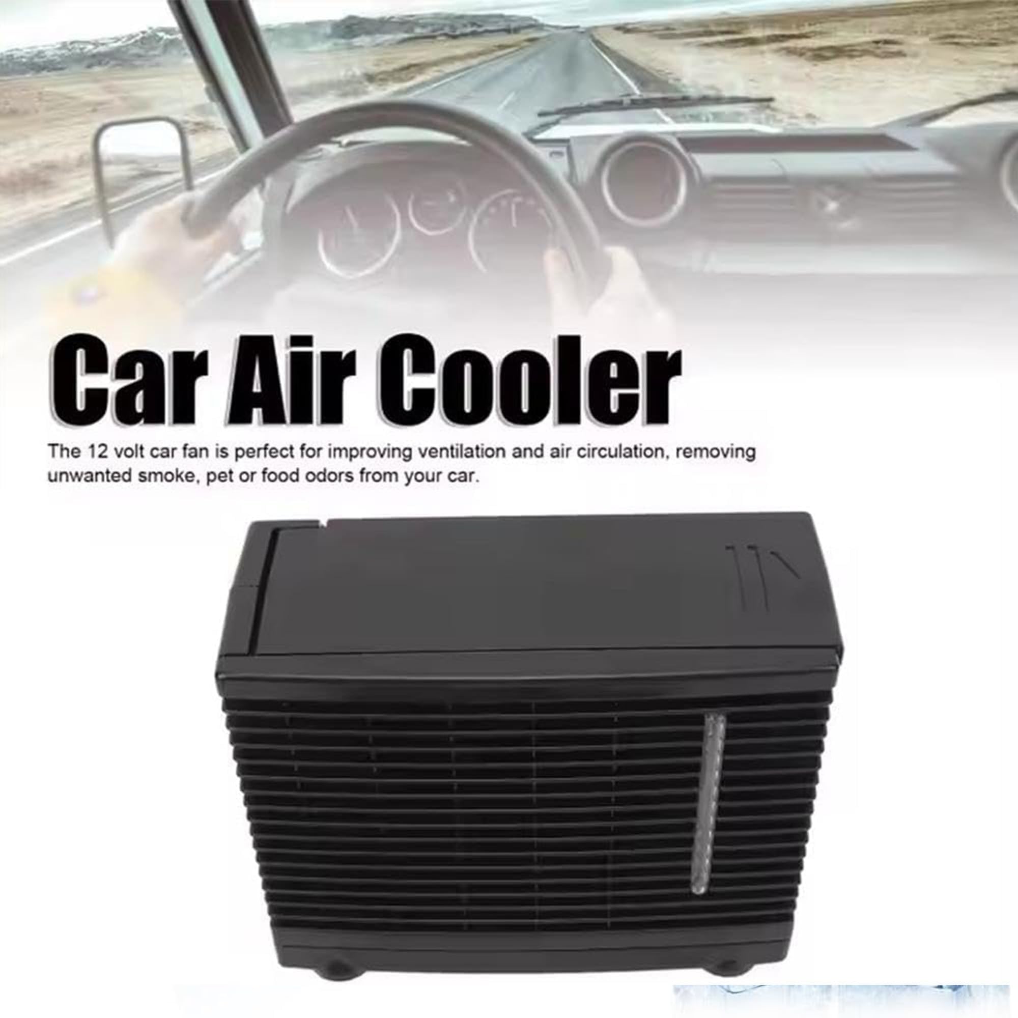 Mini condizionatore d'Aria Portatile da 12 V per Auto, Ventilatore evaporativo per la casa, Sistema di climatizzazione Universale per Veicoli, Camion, Camper e viaggiatori.