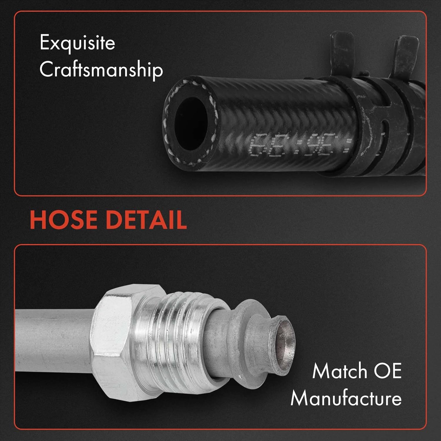 A-Premium Power Steering Pressure and Return Line Hose Assembly Compatible with Subaru Legacy 1990-1996 H4 2.2L