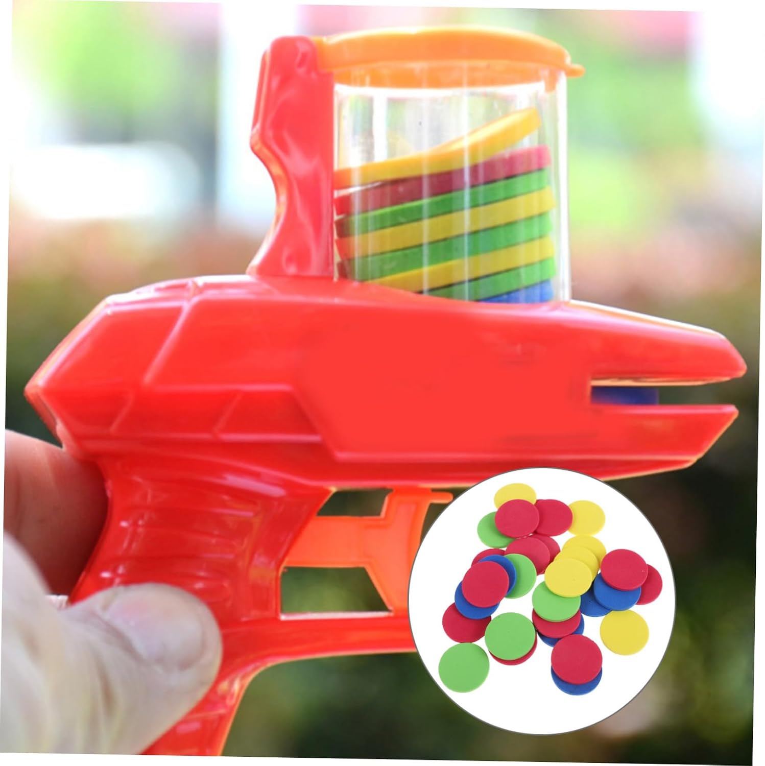 4Bags Foam Discs Replacement for Shooter Launching Discs for Enhances Coordination and Precision for Indoor and Outdoor Fun
