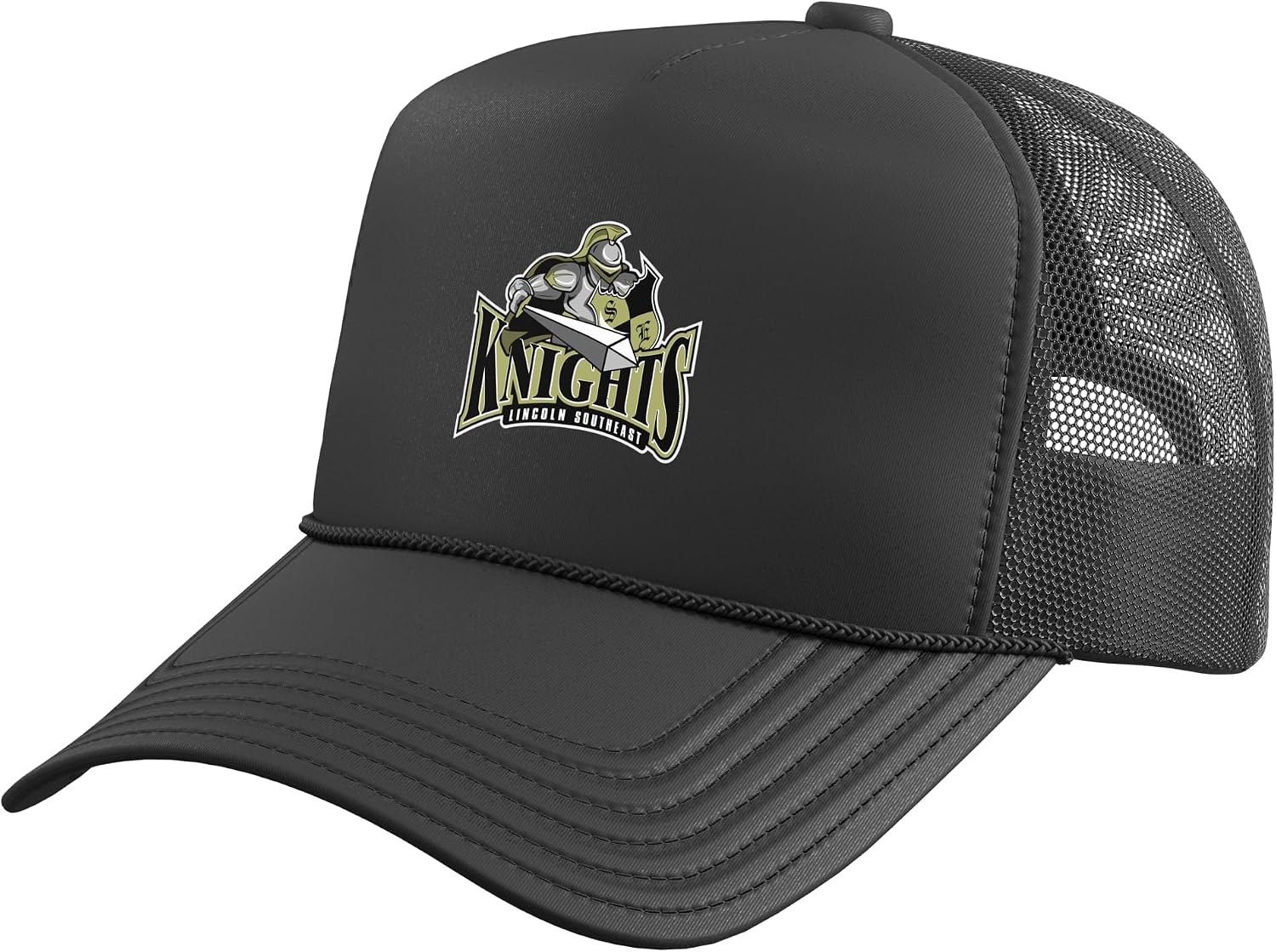 Lincoln Southeast Knights Trucker Hat with Adjustable Mesh Back