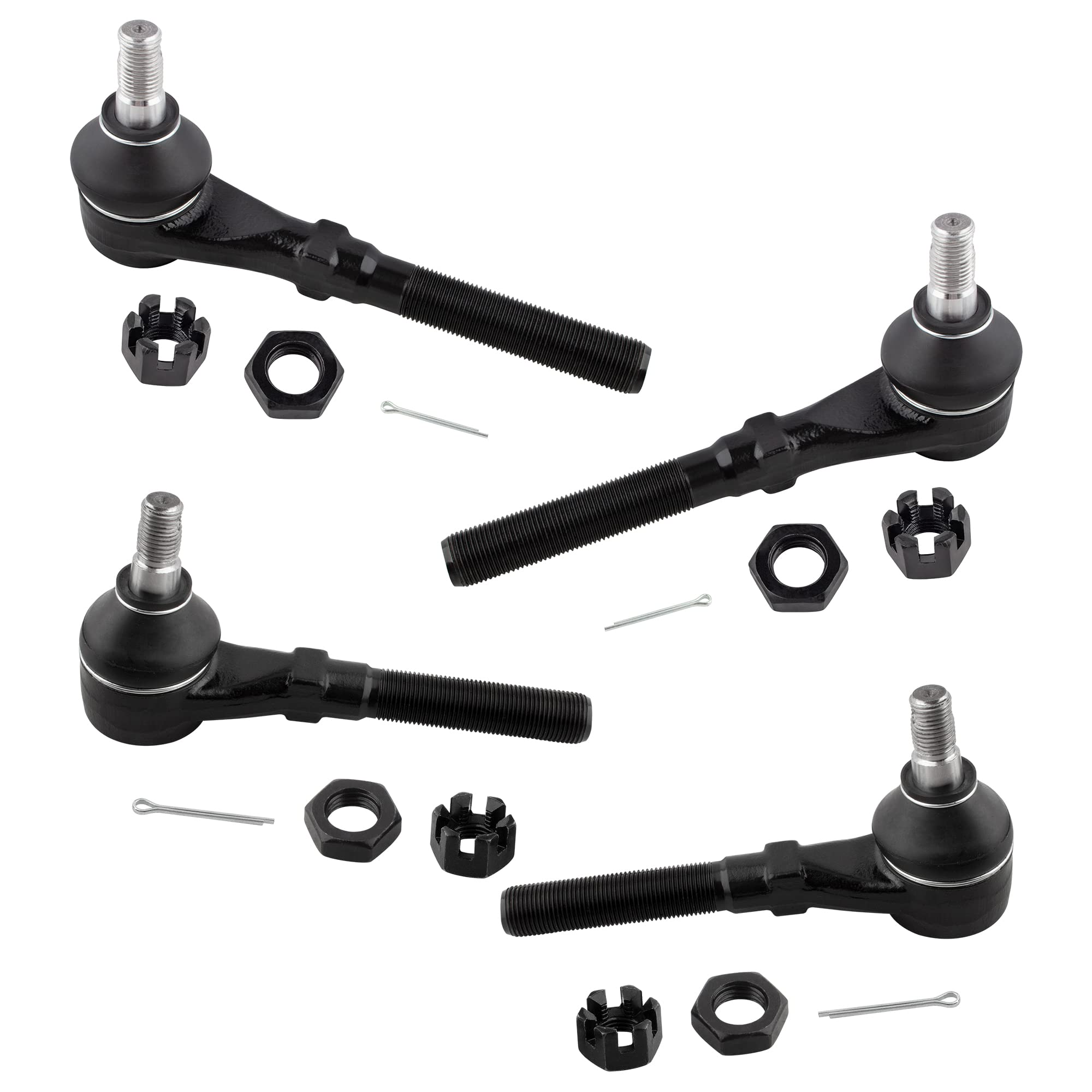 Amazon.com: BOXI 4pcs Front Inner and Outer Tie Rod Ends Fit for