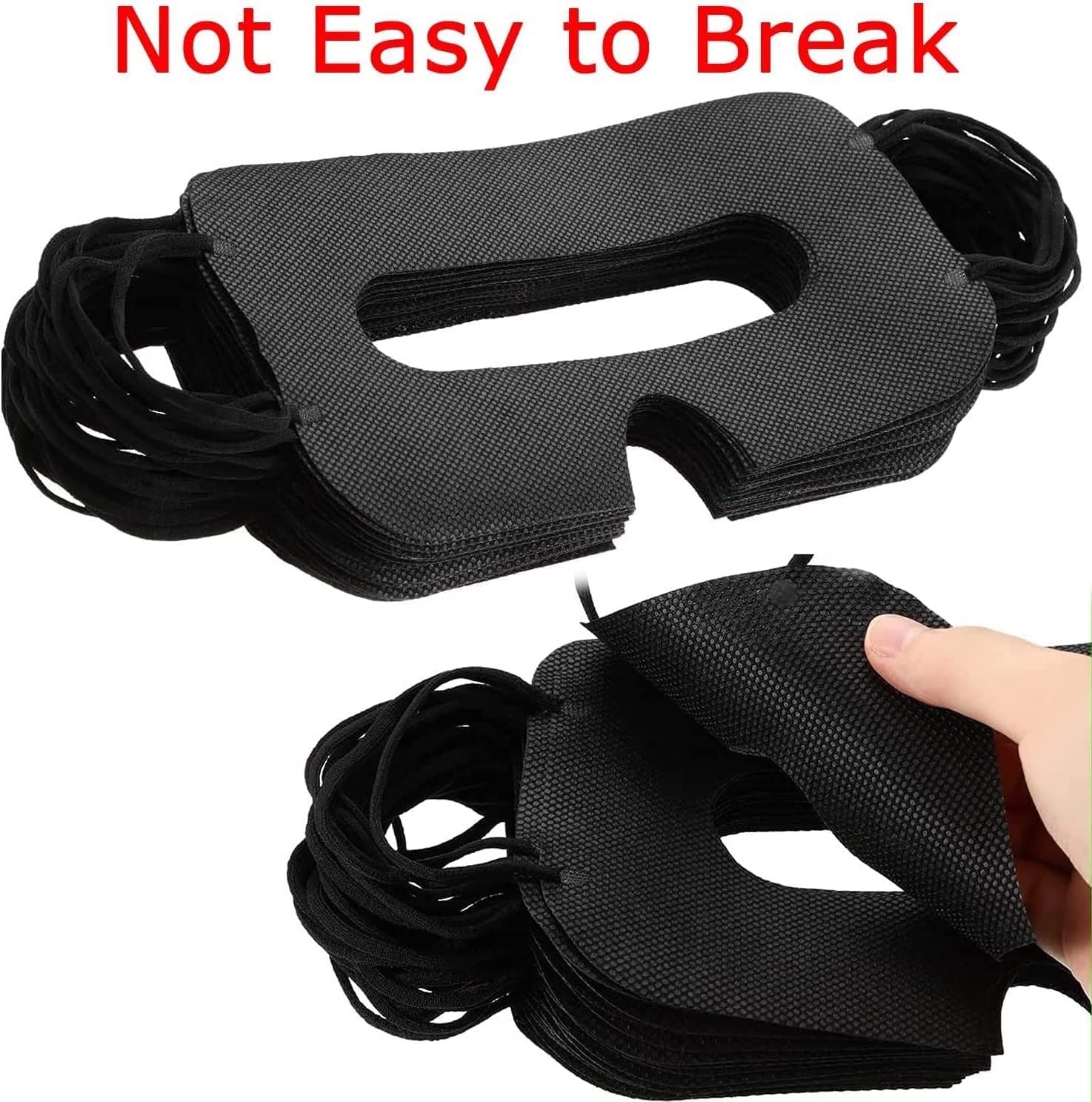 Lot De 50/100 Coussinets Jetables Universels 3D VR - Non Tissés, Respirants Et Hygiéniques Pour Tous Les Casques De Réalité Virtuelle