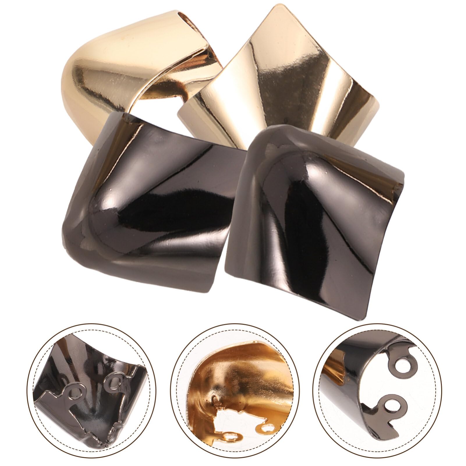 Cubre Puntas Metálico Para Zapatos Mujer 2 Pares De Puntera Para Tacones Altos Puntiagudos Accesorios Para Protección Y Decoración Invisible De Tacones