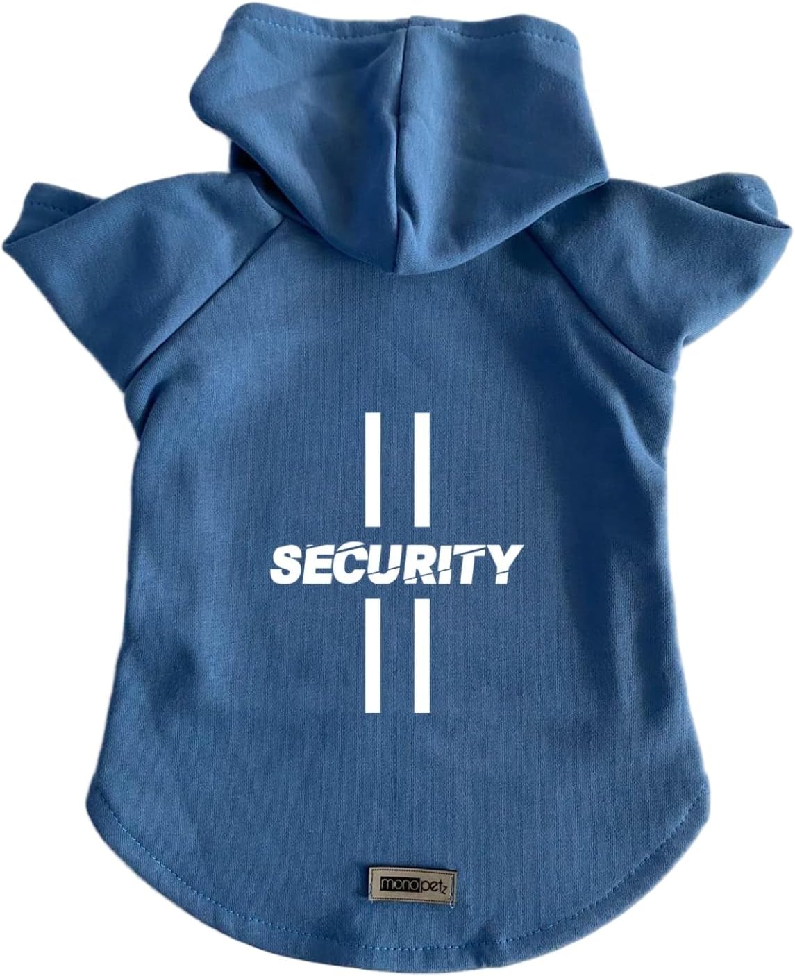 Kapişonlu Sweatshirt Köpek ve Kedi Kıyafeti - Mavi Security XS Beden