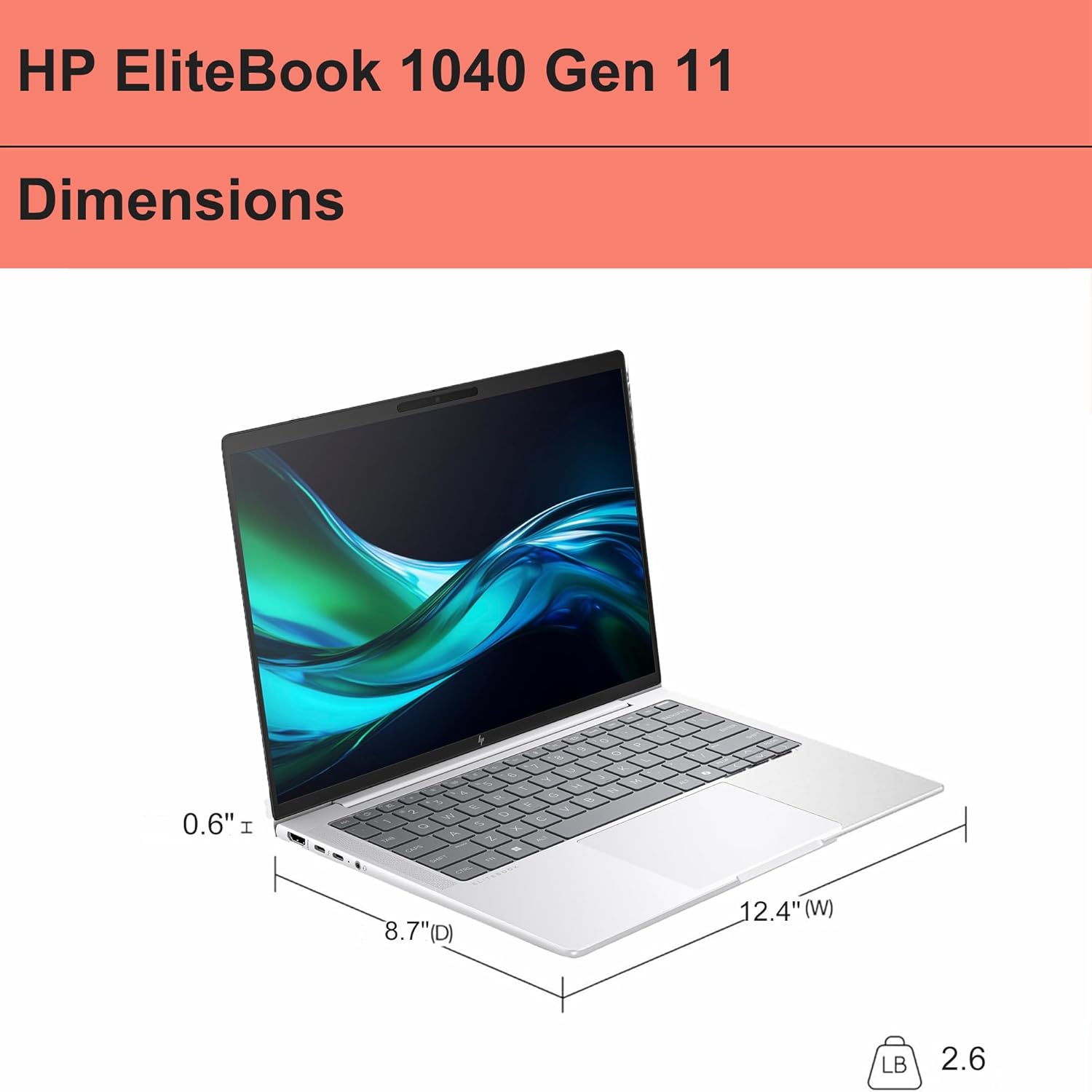 HP EliteBook 1040 G11 Business Laptop (14" FHD+ Touchscreen, Intel 16-Core Ultra 7 155H, 16GB DDR5, 512GB SSD), 2x Thunderbolt 4, Backlit, Fingerprint Reader, 5MP IR Webcam, Win 11 Pro, AI PC, Silver