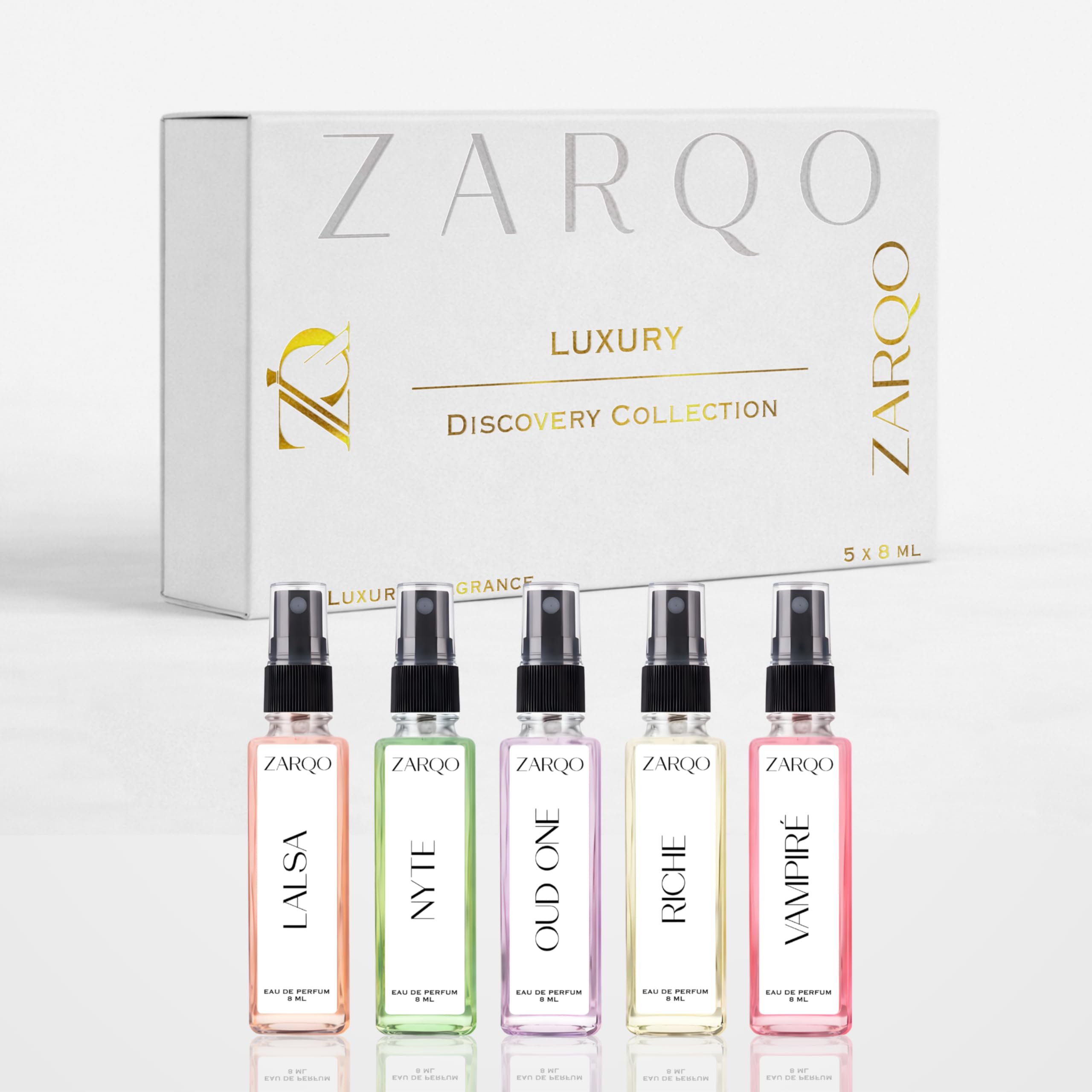 Buy ZARQO Luxury Discovery Perfume Set for Men & Women | 5 x 8ml