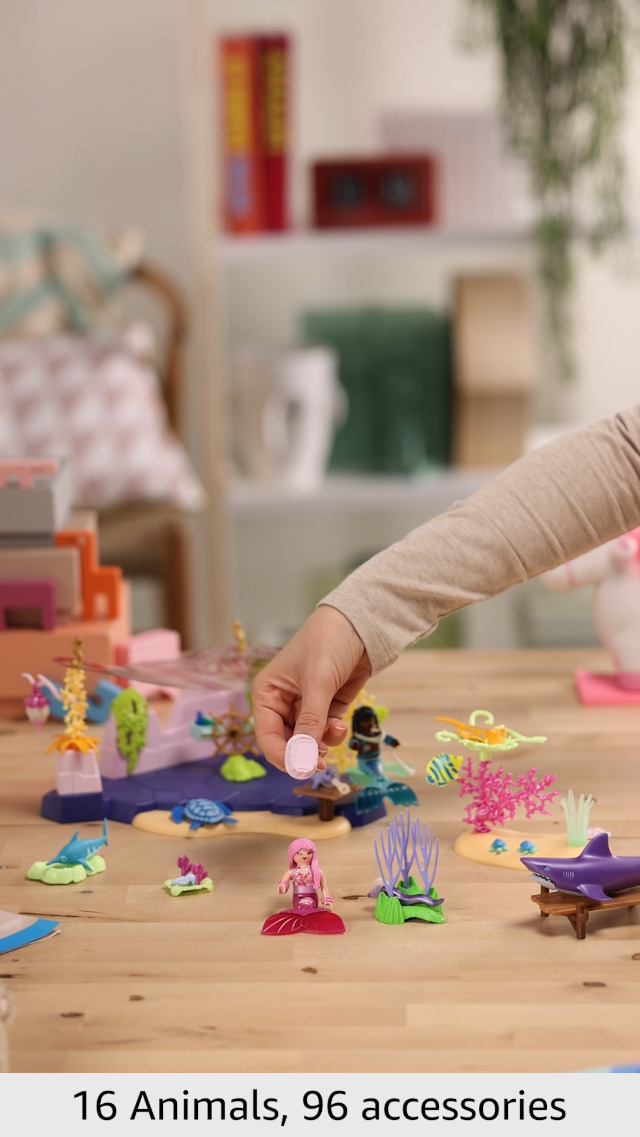 Amazon.com: Playmobil Mermaid Animal Care : Toys & Games