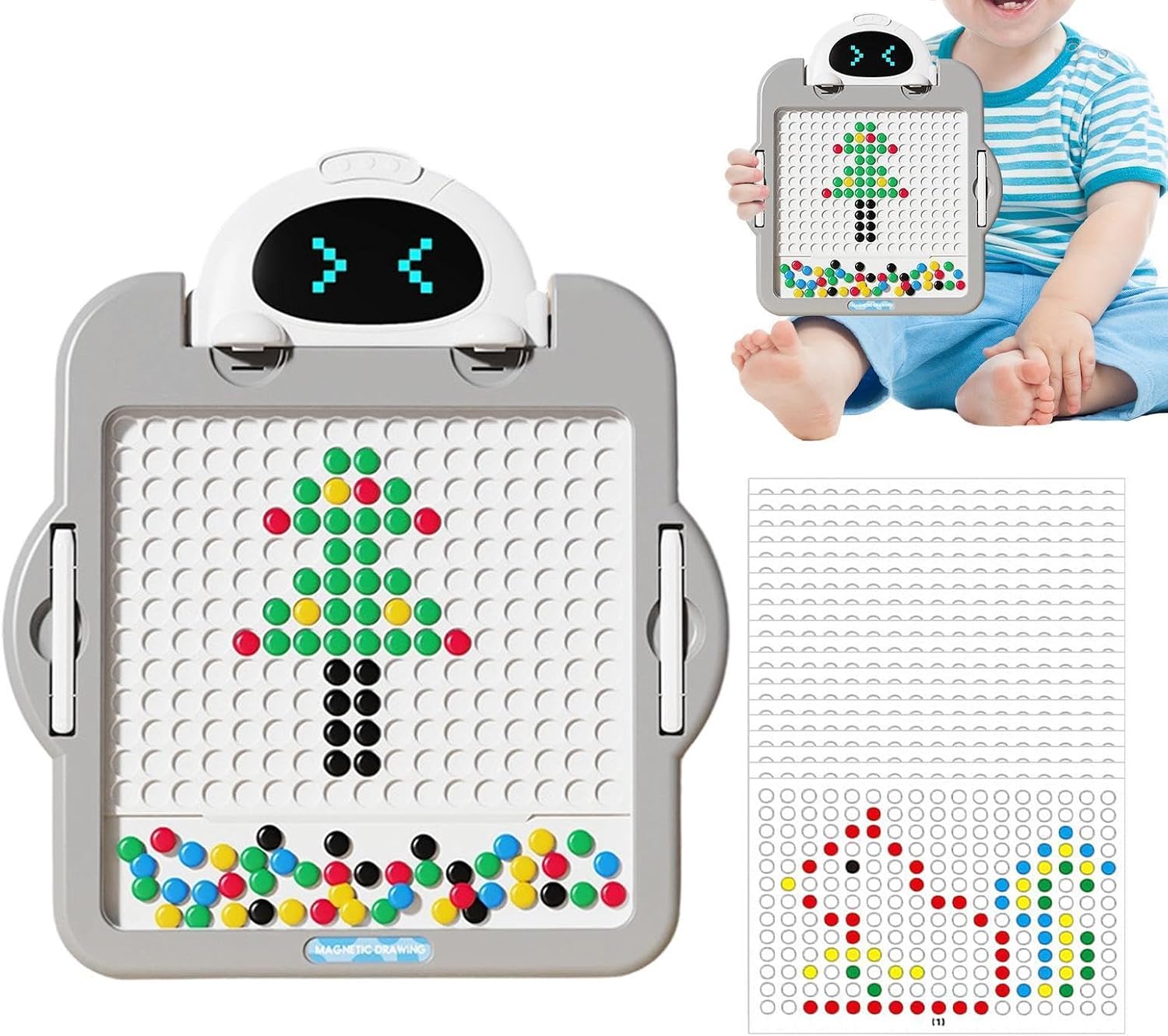 Reusable Magnetic Painting Pad, Doodle Sketching Board, Erasable Drawing Tablet, Portable Creative Play Surfaced, Messed Free Artistic Tool
