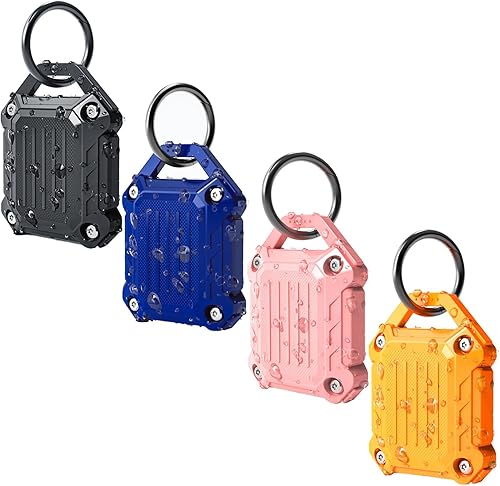 Miniatura 8 de Dovick - Funda impermeable para llavero de Airtag, tapa completa con tornillo compatible con Apple Air Tag Tracker (1 unidad)