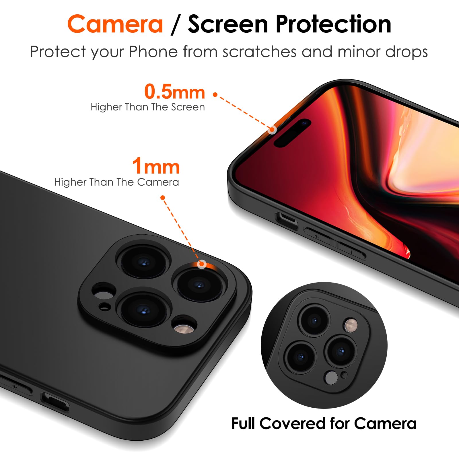 IVoler 10er Set Silikon-Hüllen Für IPhone 15 Pro Max – Stoßfest, Ultra-dünn & In 10 Farben
