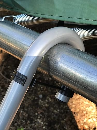 Miniatura 5 de Trampoline Pro Escalera para cama elástica ancha de 2 escalones y 3 escalones, diseño de alta resistencia, diseño único de pestillo de seguridad,